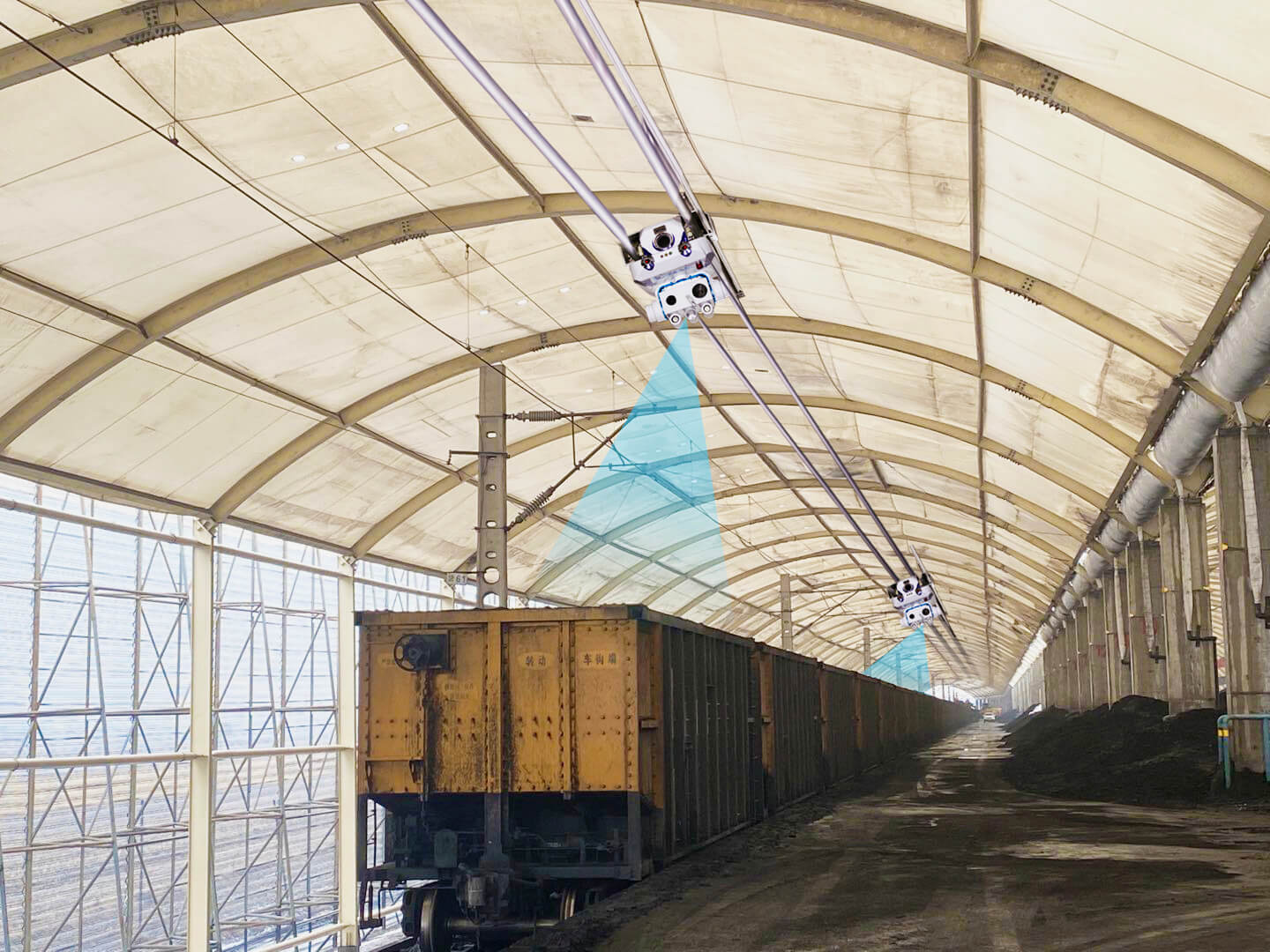 Railway Freight Car Loading AI Intelligent Mmonitoring System